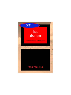 cover image of KI ist dumm
